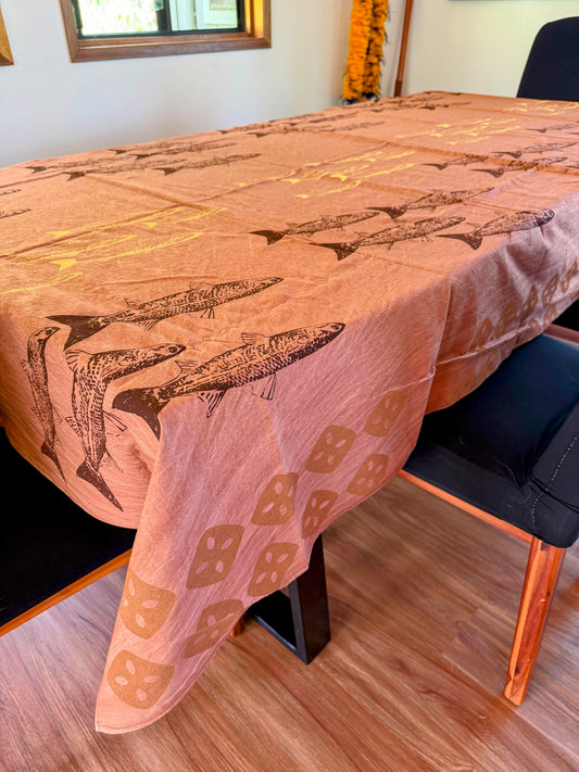 'Anae Holo Brown Tablecloth